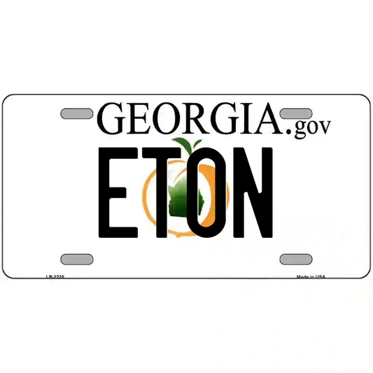 Eton Georgia Metal Sign