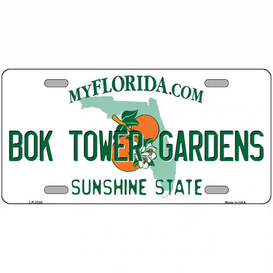 Bok Tower Gardens Florida Metal Sign