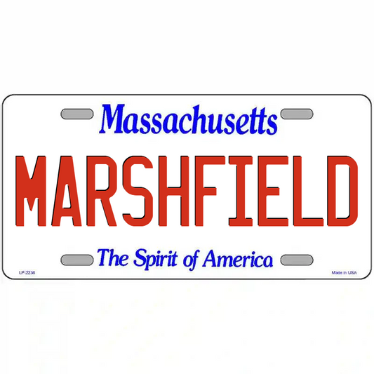 Marshfield Massachusetts Metal Sign