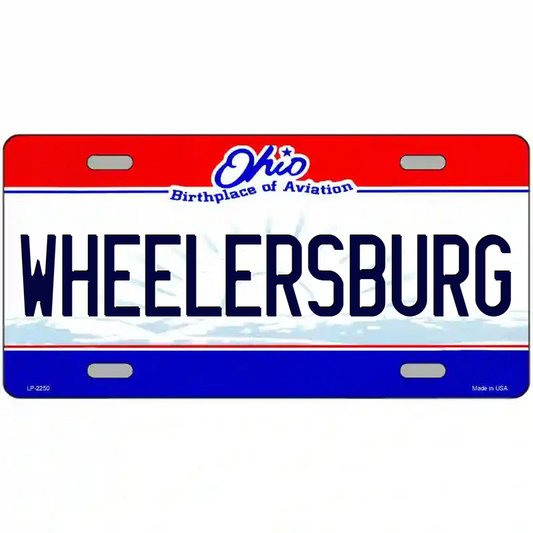 Wheelersburg Ohio Metal Sign