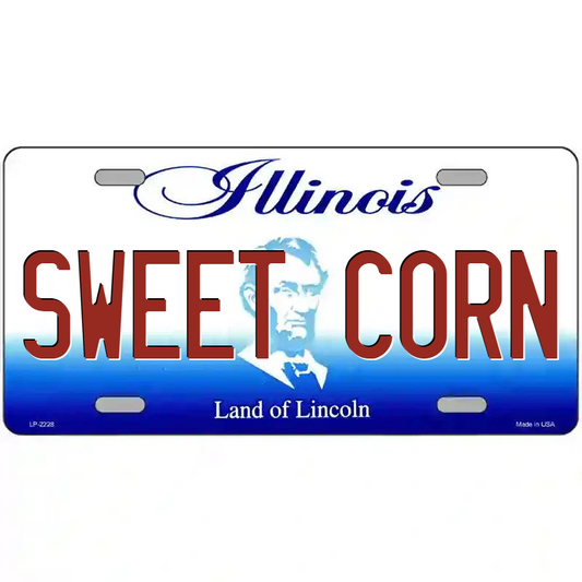Sweet Corn Illinois Metal Sign