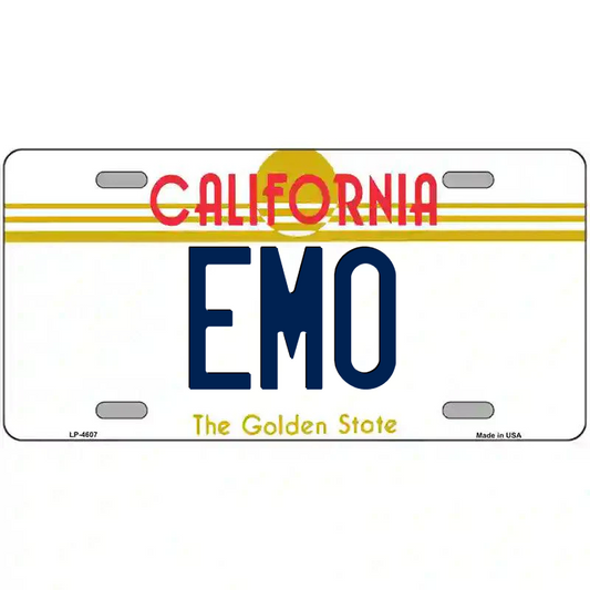 Emo California Metal Sign