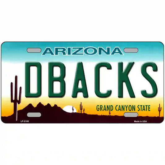 Dbacks Arizona Metal Sign