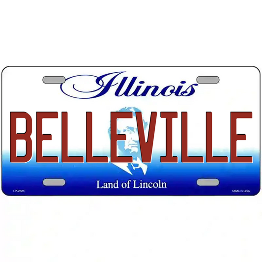 Belleville Illinois Metal Sign
