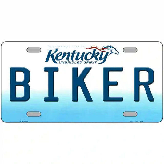 Biker Kentucky Metal Sign