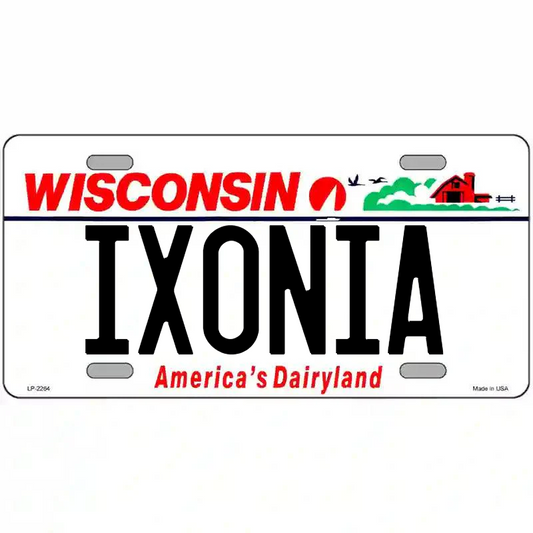 Ixonia Wisconsin Metal Sign
