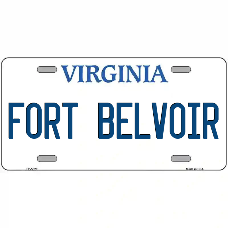 Fort Belvoir Virginia Metal Sign