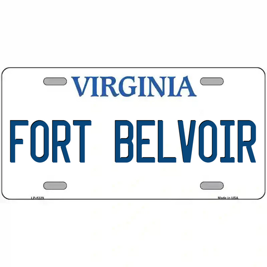 Fort Belvoir Virginia Metal Sign