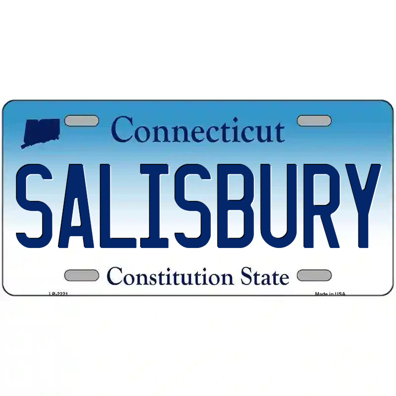 Salisbury Connecticut Metal Sign