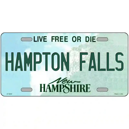 Hampton Falls New Hampshire Metal Sign