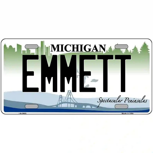 Emmett Michigan Metal Sign