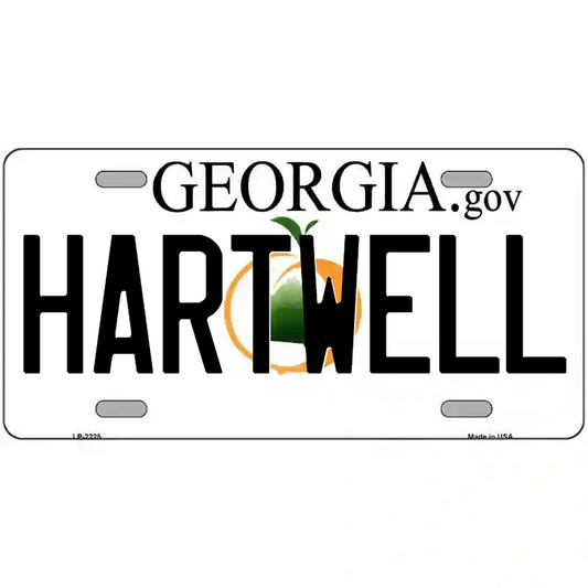 Hartwell Georgia Metal Sign