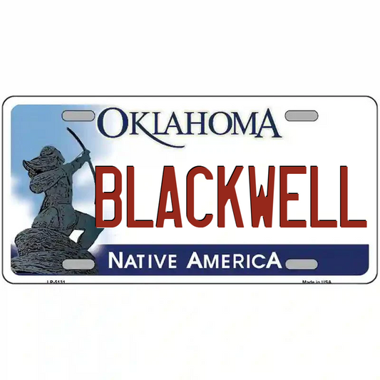 Blackwell Oklahoma Metal Sign
