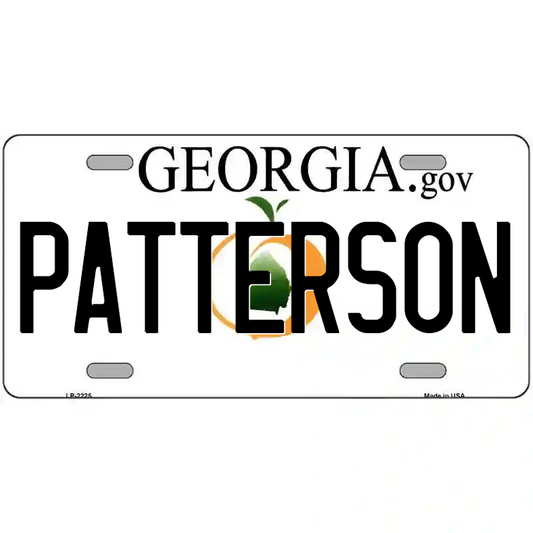 Patterson Georgia Metal Sign