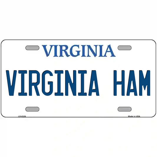 Virginia Ham Virginia Metal Sign