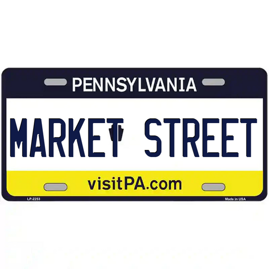 Market Street Pennsylvania Metal Sign