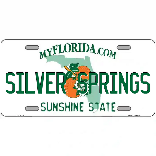 Silver Springs Florida Metal Sign