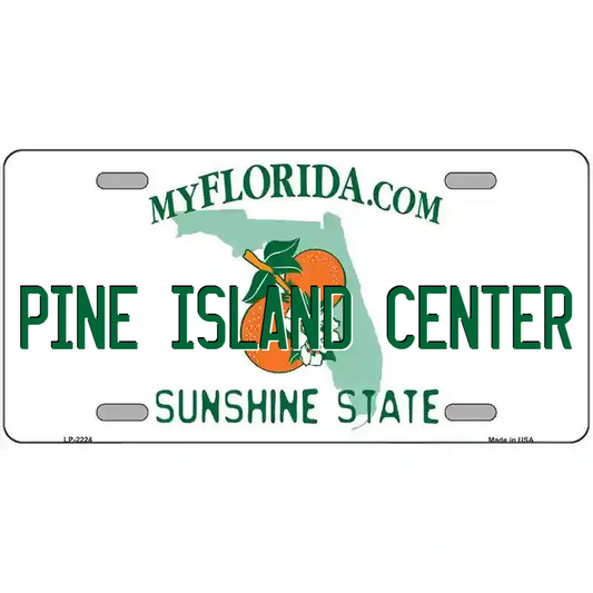 Pine Island Center Florida Metal Sign