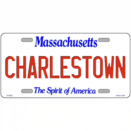 Charlestown Massachusetts Metal Sign