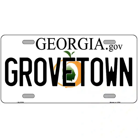 Grovetown Georgia Metal Sign