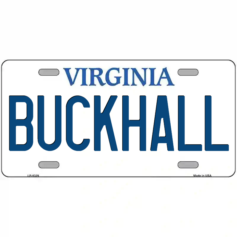Buckhall Virginia Metal Sign
