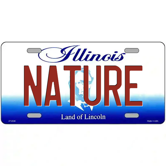 Nature Illinois Metal Sign