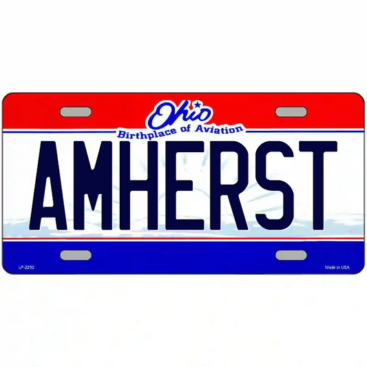 Amherst Ohio Metal Sign