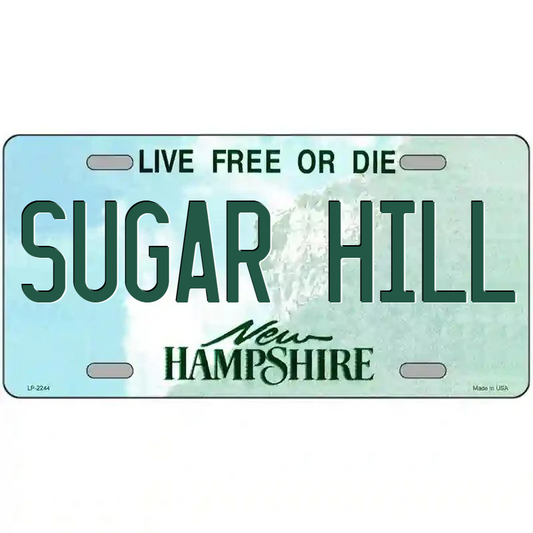 Sugar Hill New Hampshire Metal Sign