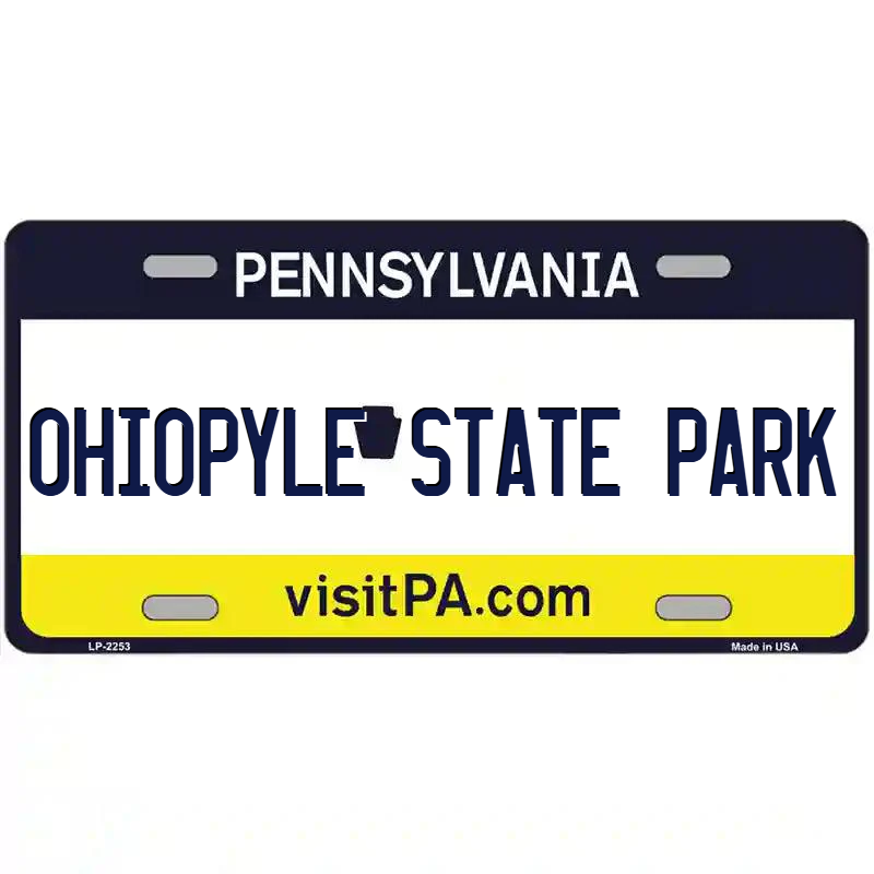 Ohiopyle State Park Pennsylvania Metal Sign