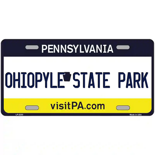 Ohiopyle State Park Pennsylvania Metal Sign