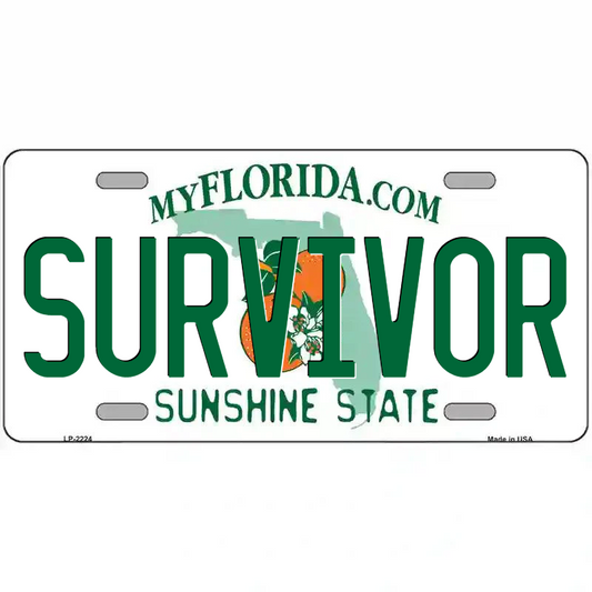 Surivor Florida Metal Sign