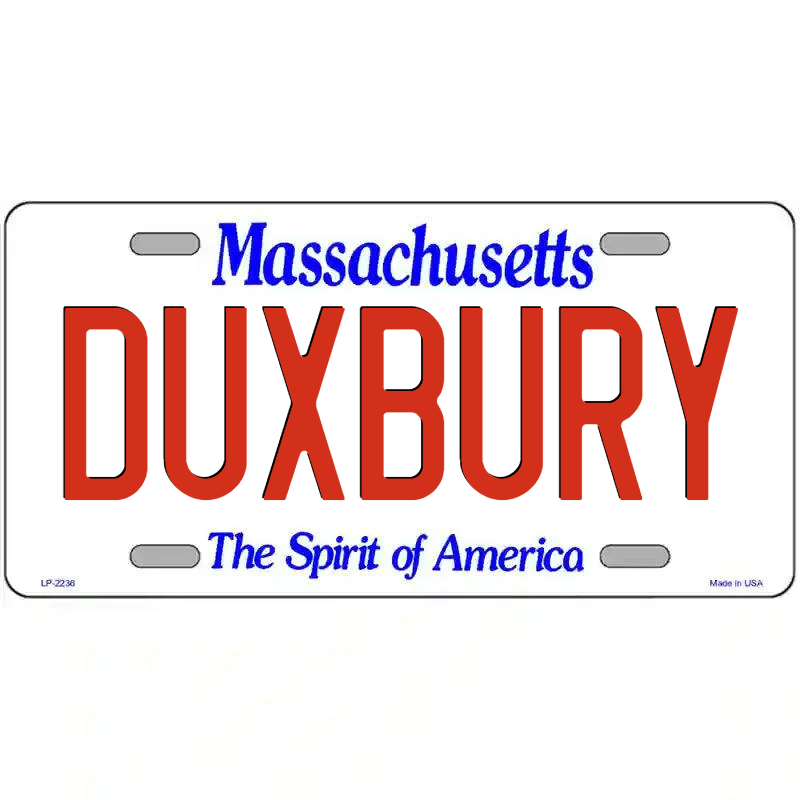 Duxbury Massachusetts Metal Sign