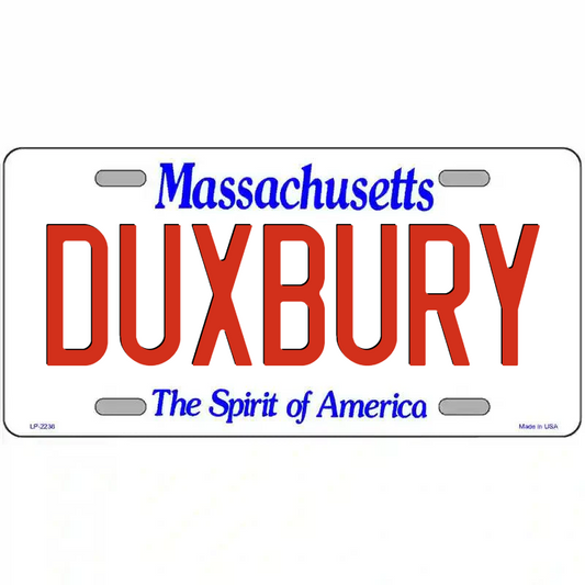 Duxbury Massachusetts Metal Sign