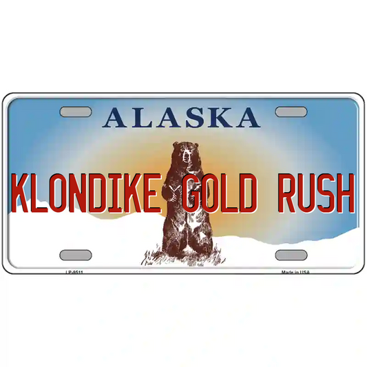 Klondike Gold Rush Alaska Metal Sign