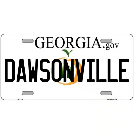 Dawsonville Georgia Metal Sign