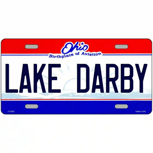 Lake Darby Ohio Metal Sign