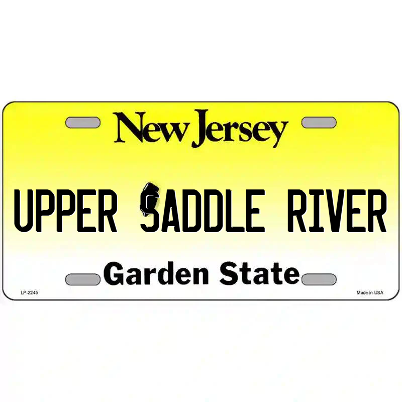 Upper Saddle River New Jersey Metal Sign