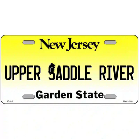 Upper Saddle River New Jersey Metal Sign