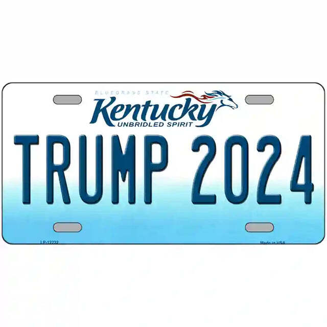 Trump 2024 Kentucky Metal Sign