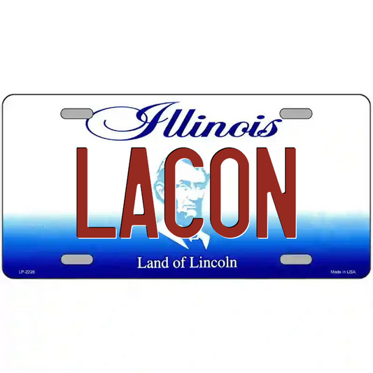 Lacon Illinois Metal Sign