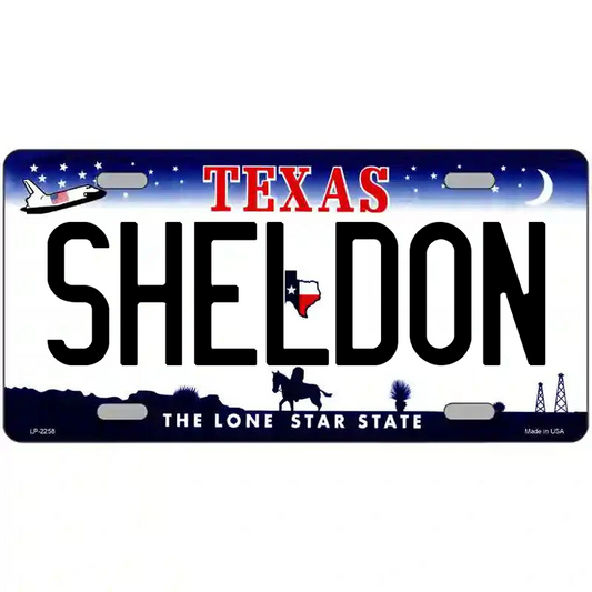Sheldon Texas Metal Sign