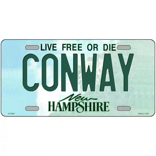Conway New Hampshire Metal Sign