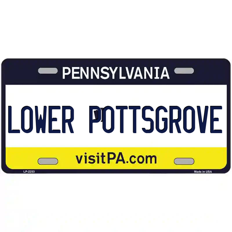 Lower Pottsgrove Pennsylvania Metal Sign