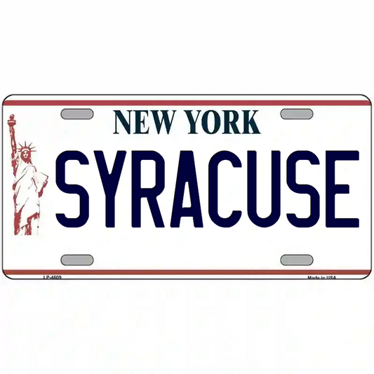 Syracuse New York Statue of Liberty Metal Sign