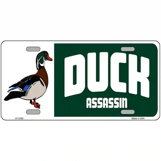 Duck Assassin Metal Sign