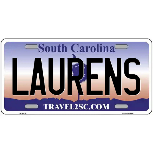 Laurens South Carolina Metal Sign