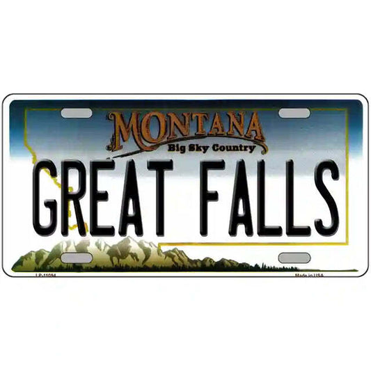 Great Falls Montana Metal Sign