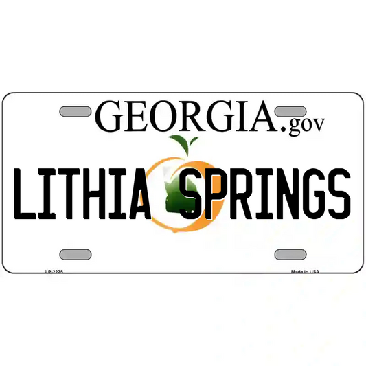 Lithia Springs Georgia Metal Sign