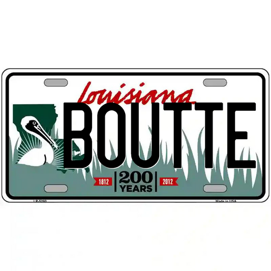 Boutte Louisiana Metal Sign