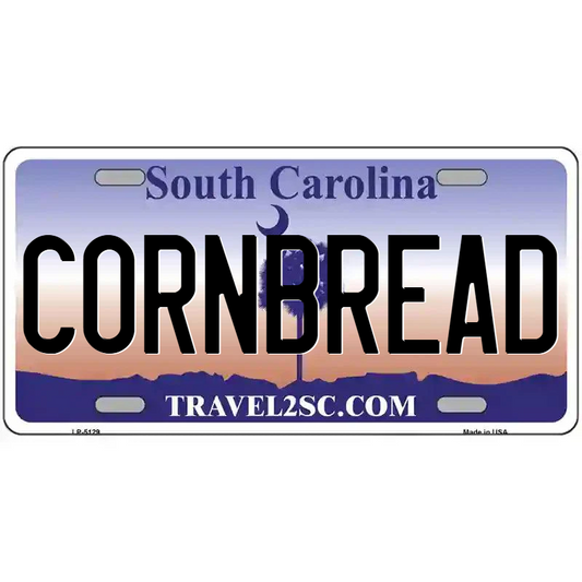 Cornbread South Carolina Metal Sign